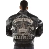 Pelle Pelle Grandmaster Black Plush Leather Jacket