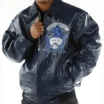 Pelle Pelle Grandmaster Blue Leather Jacket