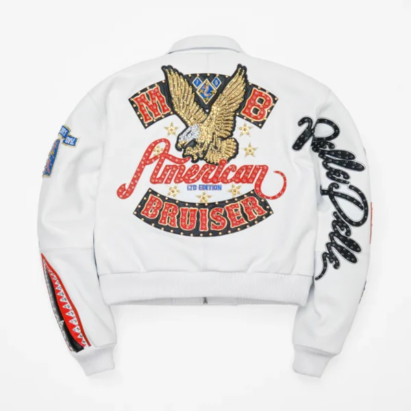 Pelle Pelle American Bruiser Plush Womens Crop Jackets