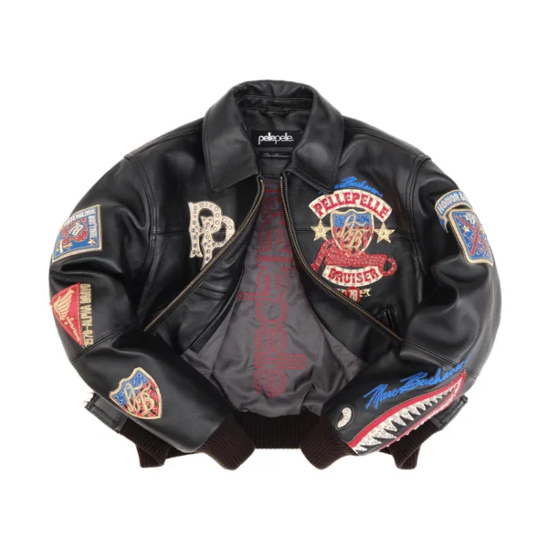 Pelle Pelle American Bruiser Plush Womens Crop Jacket